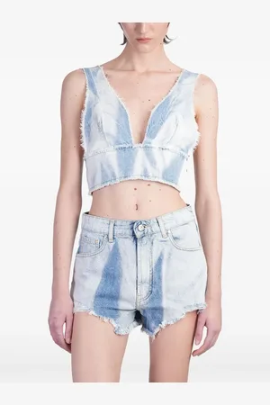 A PAPER KID Cropped top