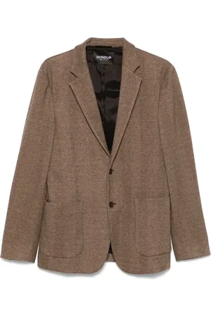 Dondup Blazer met visgraatpatroon