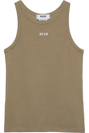 Msgm Tanktop met geborduurd logo