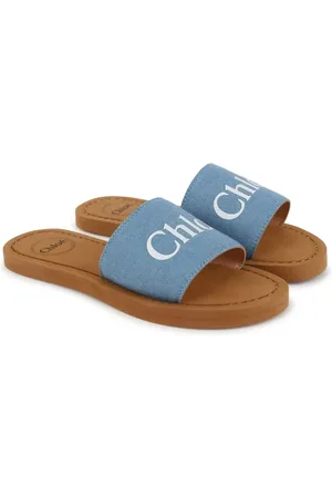 Chloé Slippers met logoprint