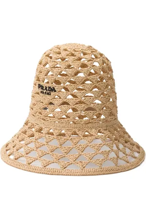 Prada Vissershoed met geborduurd logo
