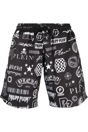 Philipp Plein Zwembroek met logoprint