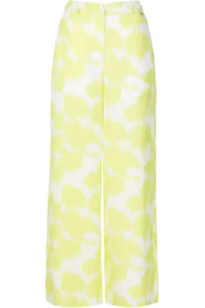 Armani Exchange Palazzo broek met abstract patroon