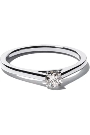 De Beers Platinum My First DB Classic solitaire ring met diamant