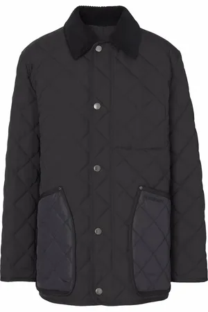 Burberry Jack met ribfluwelen kraag