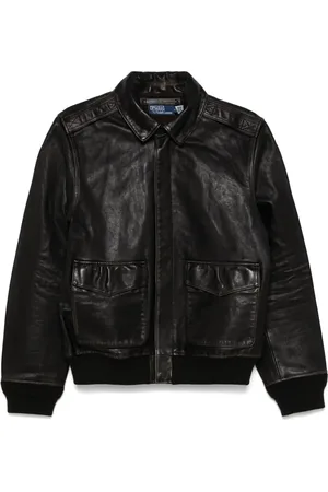 Ralph Lauren Leren bomberjack