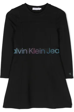 Calvin Klein Shirtjurk met logoband