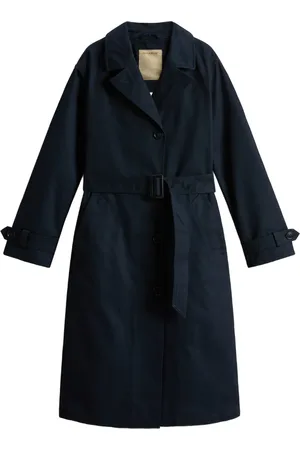 Woolrich Trenchcoat met verborgen sluiting