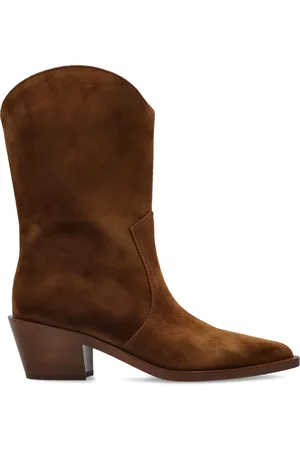 Gianvito Rossi Suède cowboylaarzen
