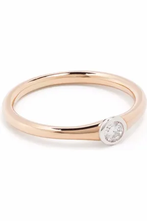 COURBET 18kt gerecycled roségoud Origine ring in laboratorium gekweekte diamant