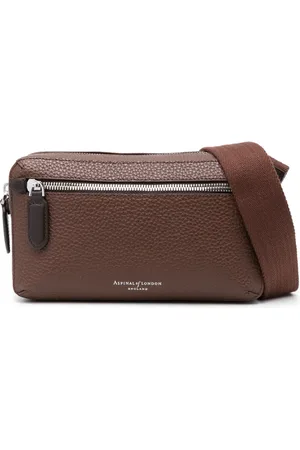 ASPINAL OF LONDON Reporter Compact leren crossbodytas