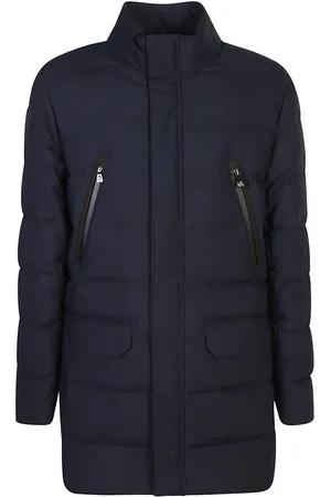 corneliani Gewatteerd jack met opstaande kraag