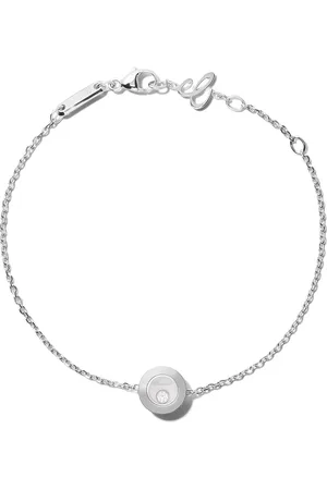 Chopard 18 kt witgoud Happy Diamonds Icons armband