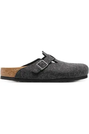 Birkenstock Boston slippers met ronde neus
