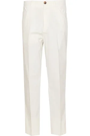 Brunello Cucinelli Broek met geplooid detail