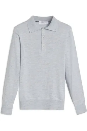 Brunello Cucinelli Gebreid poloshirt