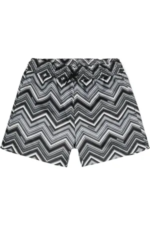 Missoni Zwembroek met chevronprint