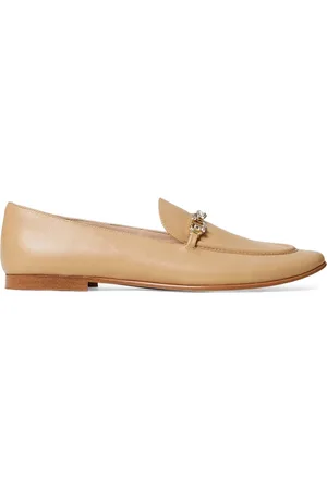 Twin-Set Oval T leren loafers