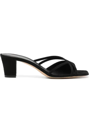 Ilio Smeraldo Benedicte leren sandalen