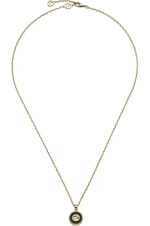 Gucci 18kt geelgouden Interlocking G halsketting
