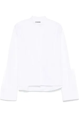 Jil Sander Popeline blouse van biologisch katoen