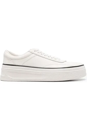 Jil Sander Leren sneakers