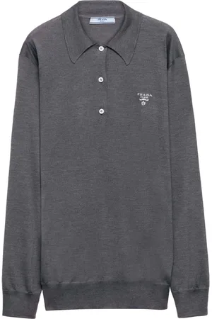 Prada Poloshirt met geborduurd logo