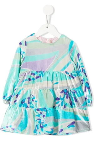 PUCCI Junior Jurk met abstracte print