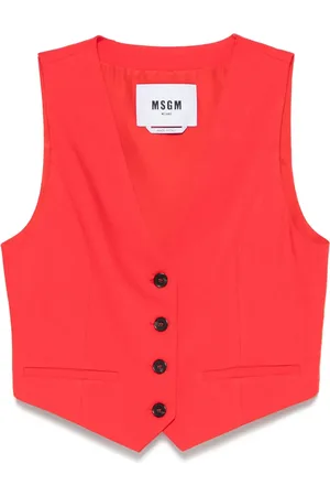 Msgm Gilet met enkele rij knopen