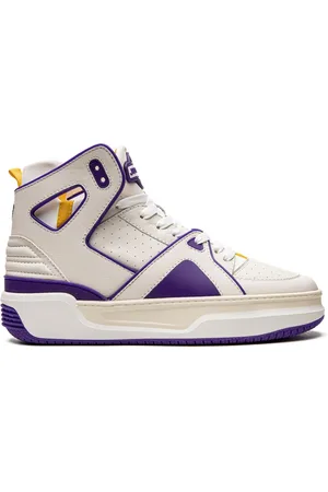 JUST DON Courtside High leren sneakers