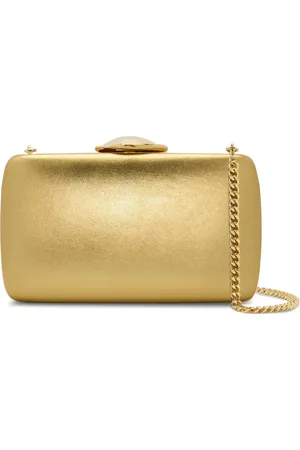 Oscar de la Renta Metallic clutch