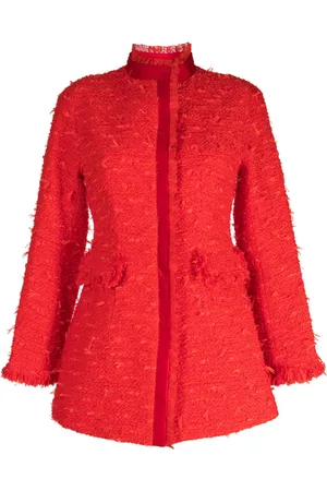 SHIATZY CHEN Tweed jack met hoge hals