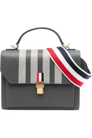 Thom Browne Leren boekentas