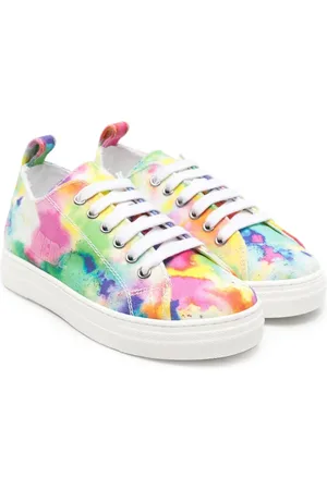 Dsquared2 Canvas sneakers met tie