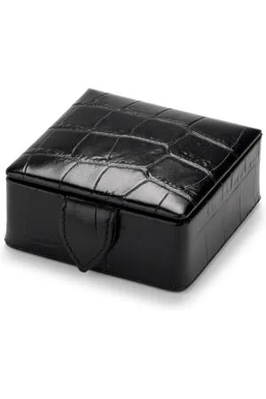ASPINAL OF LONDON Box met krokodillenleer