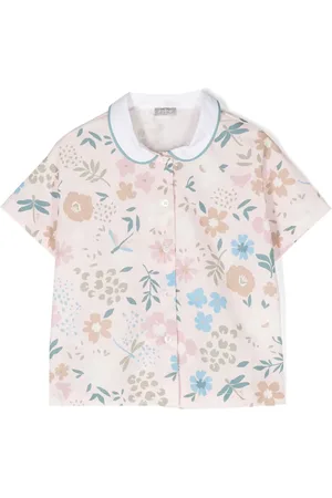 Il gufo Shirt met bloemenprint