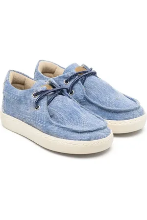 PèPè Mali loafers met spijkerstof design