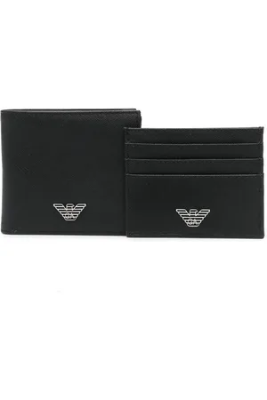 Emporio Armani Portemonnee met logoplakkaat