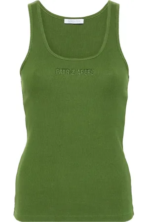 Patrizia Pepe Tanktop met geborduurd logo