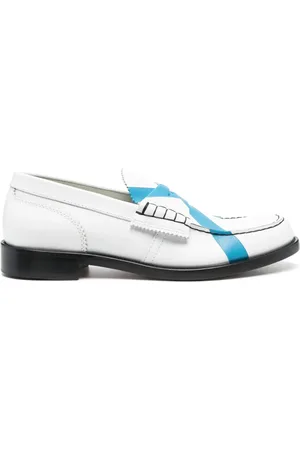 College Leren loafers