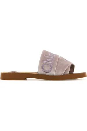 Chloé Slippers met geborduurd logo