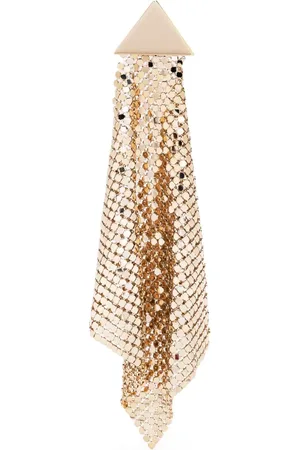Paco rabanne Oorbel met mesh