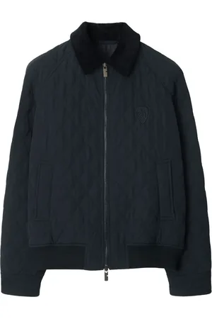 Burberry Gewatteerd jack met geborduurd logo