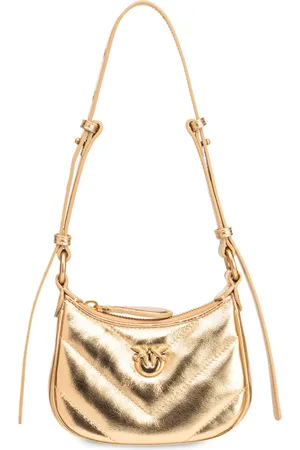 Pinko Half Moon gekreukte tas