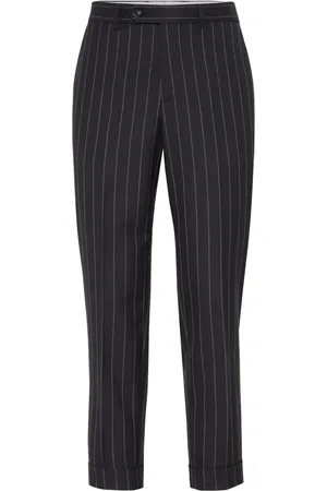 Brunello Cucinelli Pantalon met krijtstreep