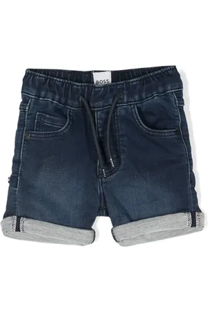 HUGO BOSS Spijkershorts met geborduurd logo