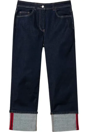 Twin-Set Cropped jeans met omslag