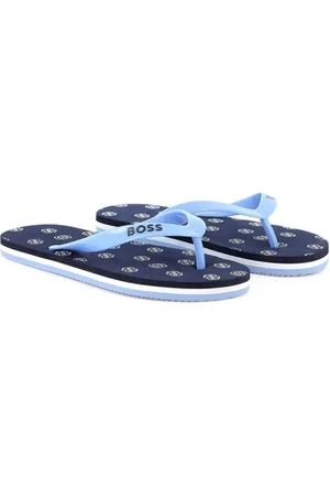 HUGO BOSS Teenslippers met logoprint