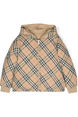 Burberry Geruit donsjack
