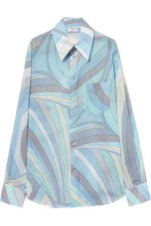 Puccini Katoenen overhemd met print